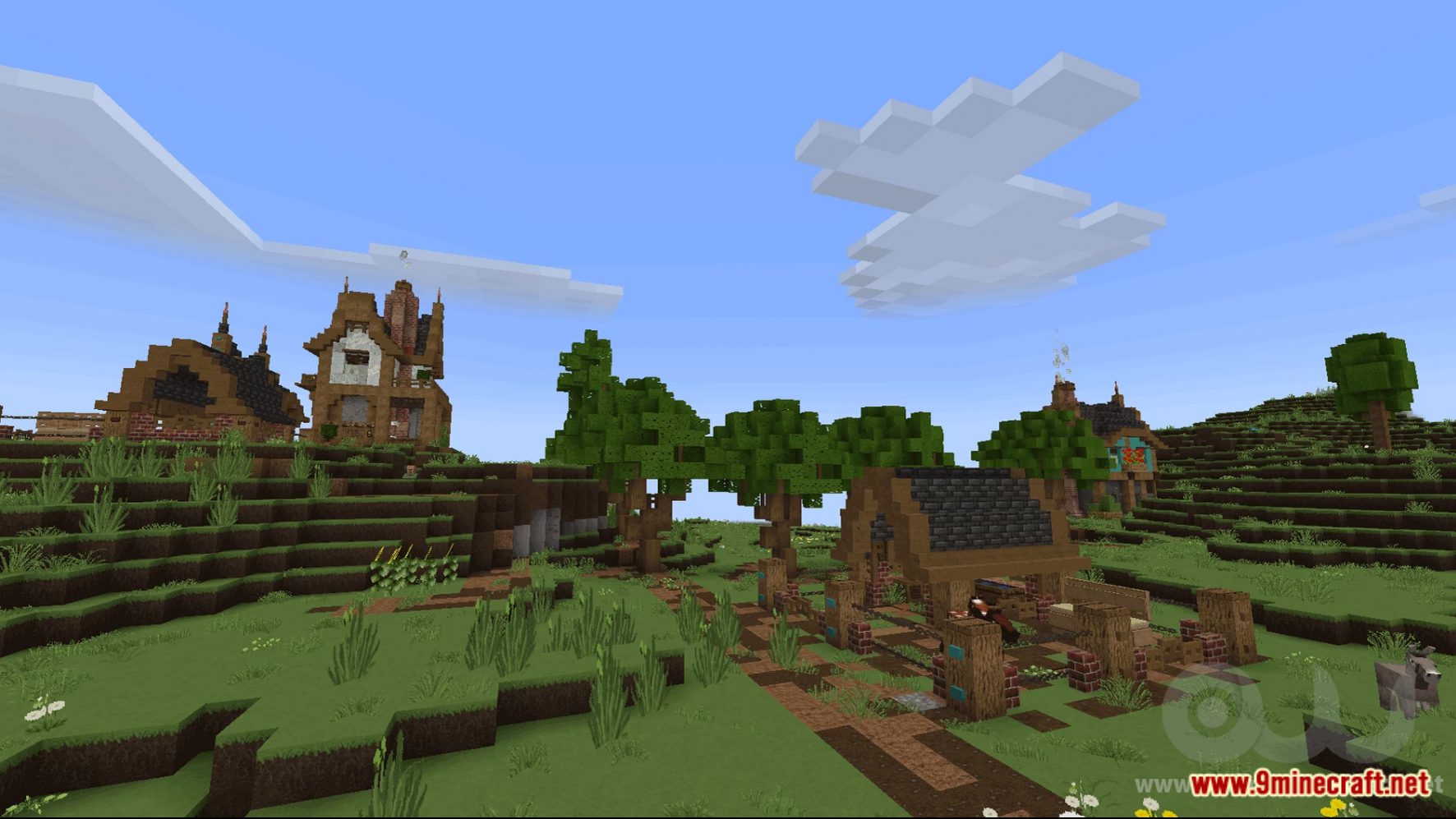 Sunnyfield Village Data Pack (1.20.2, 1.19.4) - Transform Your Minecraft World Into A Picturesque Haven! 2