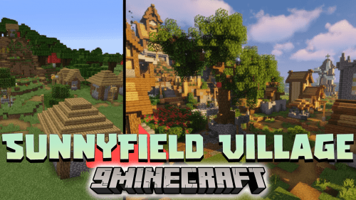 Sunnyfield Village Data Pack (1.20.2, 1.19.4) – Transform Your Minecraft World Into A Picturesque Haven! Thumbnail