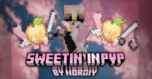 Sweetin’ in PvP Texture Pack (1.20, 1.19) – MCPE/Bedrock Cute PvP Pack Thumbnail