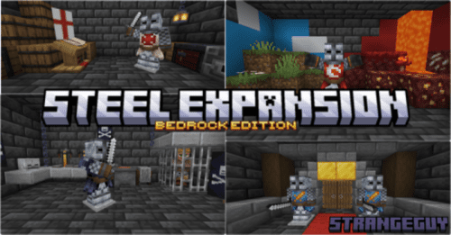 Steel Expansion Addon (1.20, 1.19) – MCPE/Bedrock Mod Thumbnail