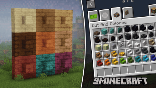 Cut And Colored Mod (1.20.1, 1.19.4) – Hundreds of New Blocks! Thumbnail
