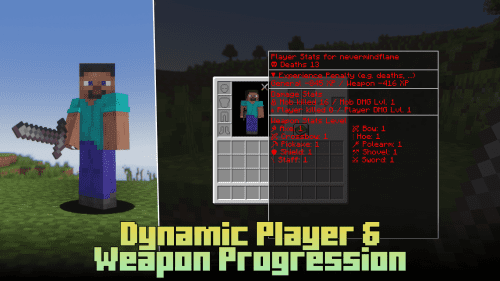 Dynamic Player and Weapon Progression/Difficulty Mod (1.20.4, 1.19.4) Thumbnail