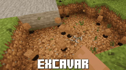 Excavar Mod (1.21.1, 1.20.1) – Mine Faster! Thumbnail