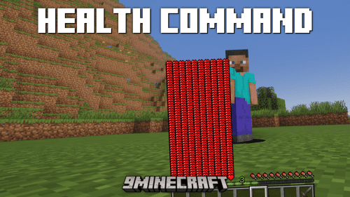 Health Command Mod (1.21.1, 1.20.1) – Edit Health Values of Mobs and Players Thumbnail