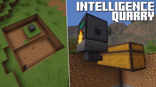 Intelligence: Quarry Mod (1.20.1, 1.19.3) – Automating Mining Machine Thumbnail