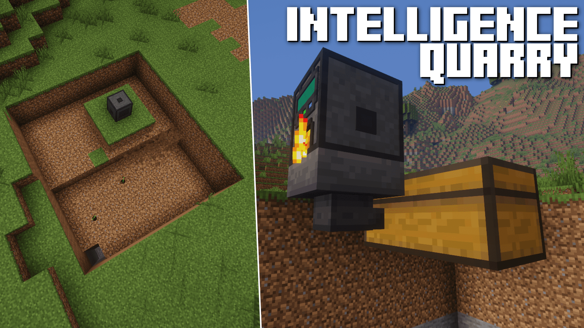 Intelligence: Quarry Mod (1.20.1, 1.19.3) - Automating Mining Machine 1