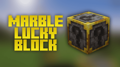 Marble Lucky Block Mod (1.15.2) – Introduces Over 400 Fun Drops! Thumbnail