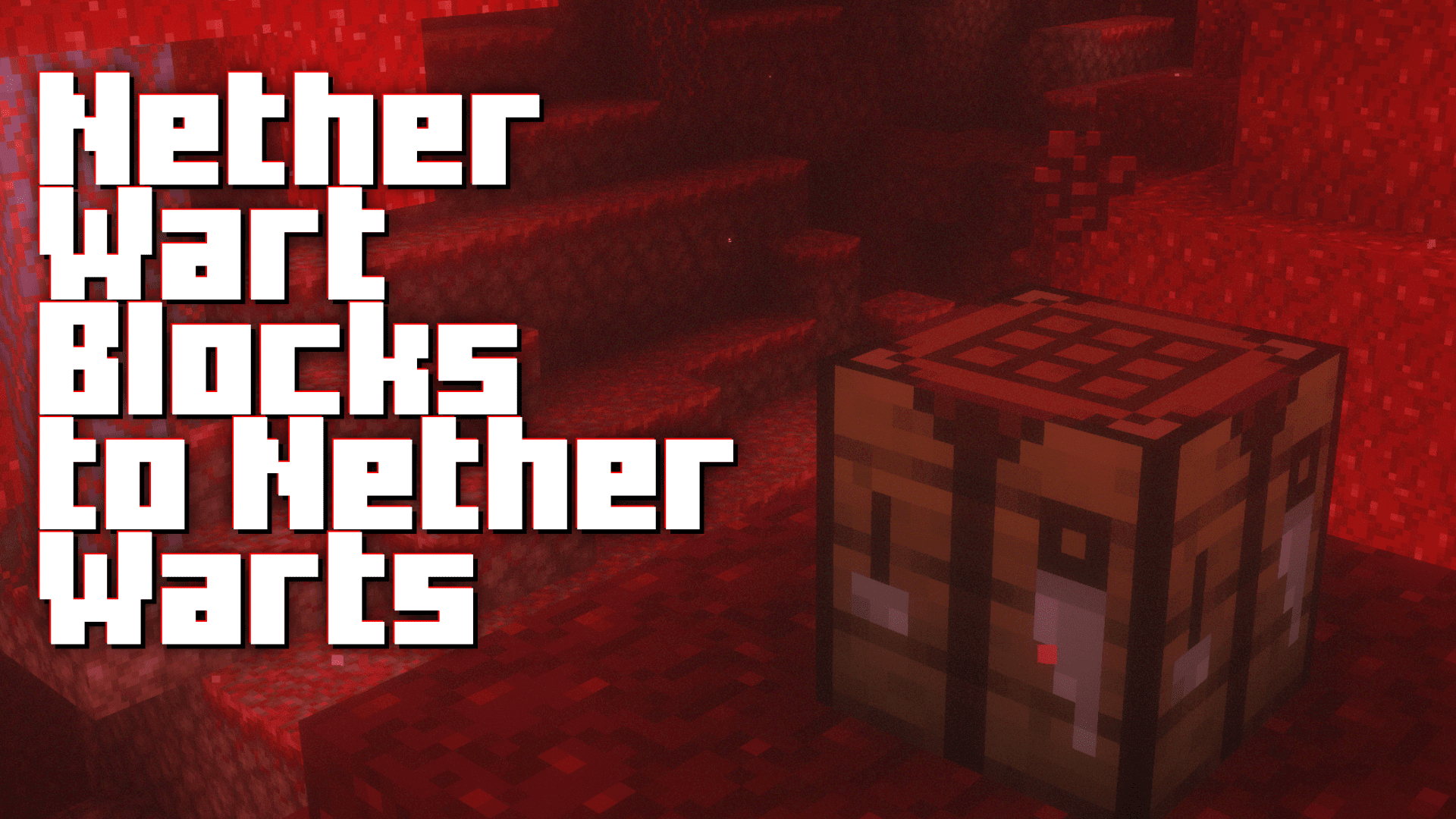 Nether Wart Blocks to Nether Warts Mod (1.20.4, 1.19.4) 1