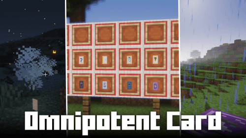 Omnipotent Card Mod (1.20.1, 1.19.4) – Card Weapons & Traps Thumbnail
