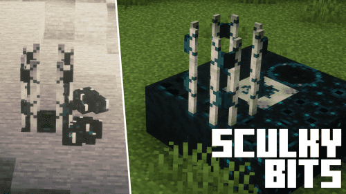 Sculky Bits Mod (1.20.1, 1.19.3) –  New Sculk Features! Thumbnail