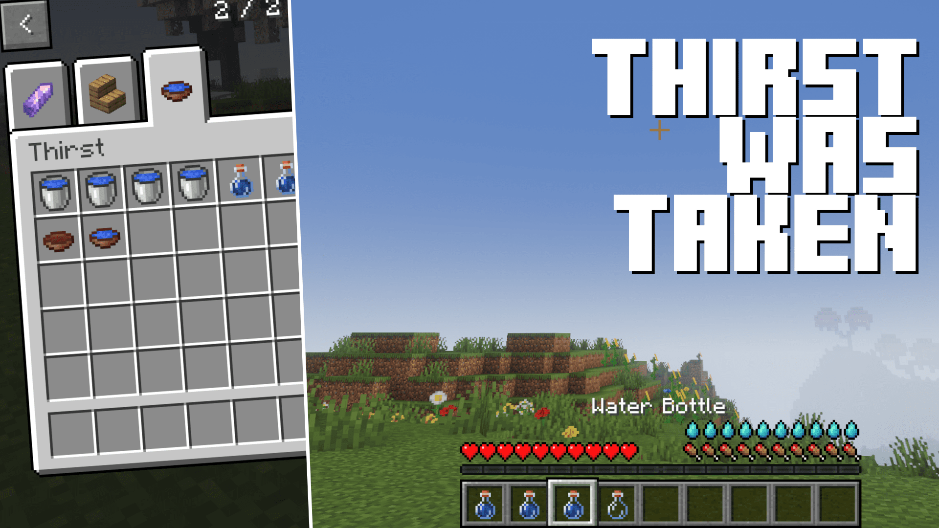 Thirst Was Taken Mod (1.21.1, 1.20.1) - New Thirst Mechanism! 1