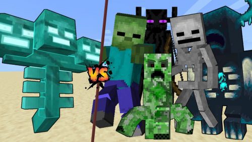 Titan Mobs Addon (1.19, 1.18) – MCPE/Bedrock Mod Thumbnail