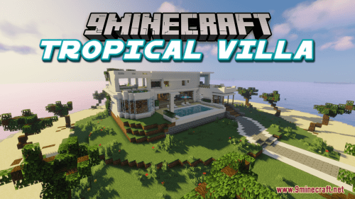 Tropical Villa Map (1.20.2, 1.19.4) – Island Paradise Thumbnail