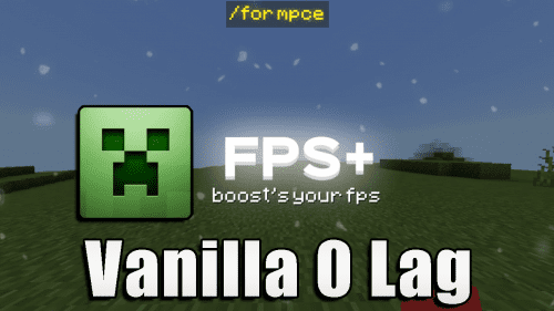 Vanilla 0 Lag Pack (1.20, 1.19) – MCPE/Bedrock Thumbnail