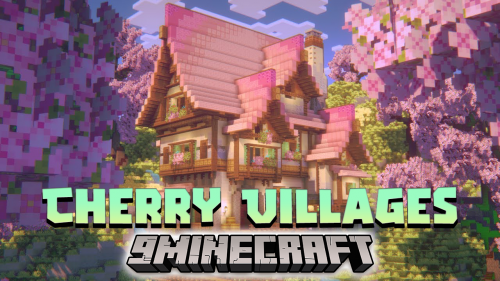 Vanilla Cherry Villages Data Pack (1.20.2, 1.19.4) – Blossom In A New Minecraft World! Thumbnail