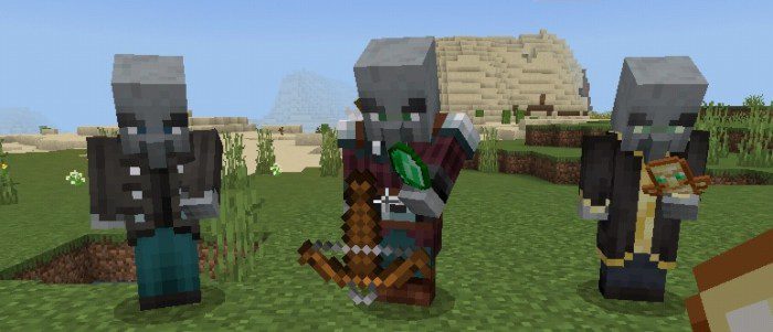 Villagers And Illagers Legacy Addon (1.20, 1.19) - MCPE/Bedrock Mod 16