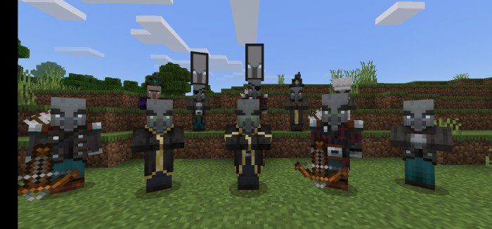 Villagers And Illagers Legacy Addon (1.20, 1.19) - MCPE/Bedrock Mod 18