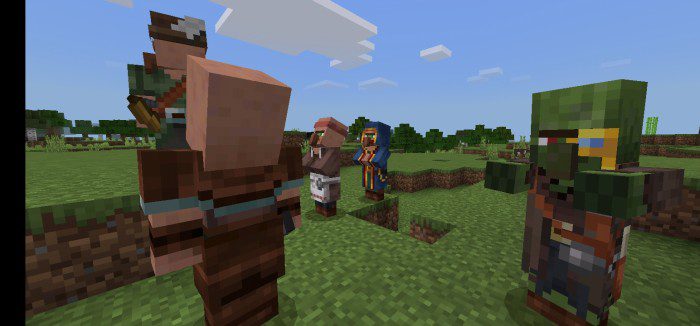 Villagers And Illagers Legacy Addon (1.20, 1.19) - MCPE/Bedrock Mod 19