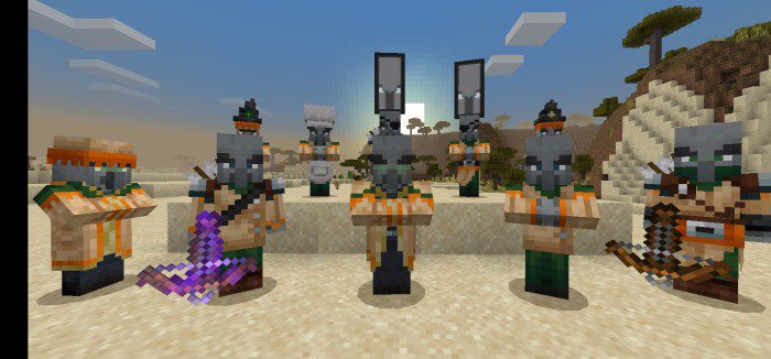 Villagers And Illagers Legacy Addon (1.20, 1.19) - MCPE/Bedrock Mod 23