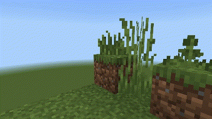 Waving Leaves, Grass, and Plants Texture Pack (1.20) - MCPE/Bedrock 2