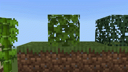 Waving Leaves, Grass, and Plants Texture Pack (1.20) - MCPE/Bedrock 4