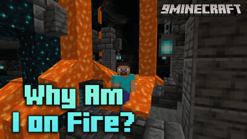 Why Am I on Fire? Mod (1.20.4, 1.19.4) – Enhance Your Minecraft Fire Experience Thumbnail