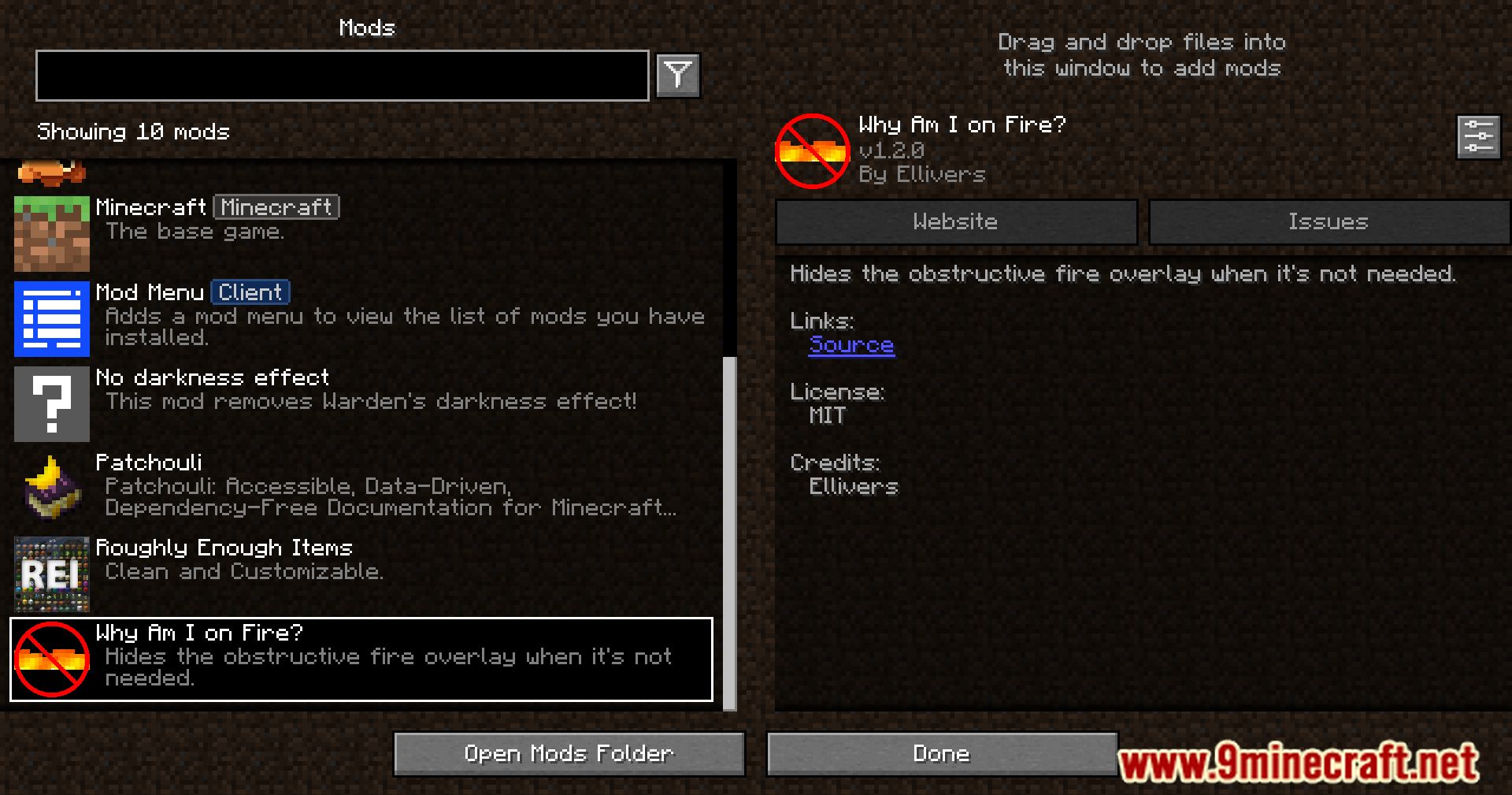 Why Am I on Fire? Mod (1.20.4, 1.19.4) - Enhance Your Minecraft Fire Experience 2