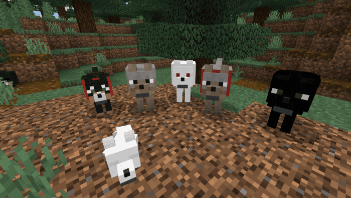 Wolves+ Addon (1.20) - MCPE/Bedrock Mod 11