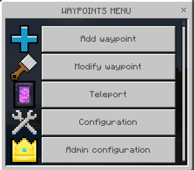 Wonderful Waypoint Addon (1.20) - MCPE/Bedrock Mod 3