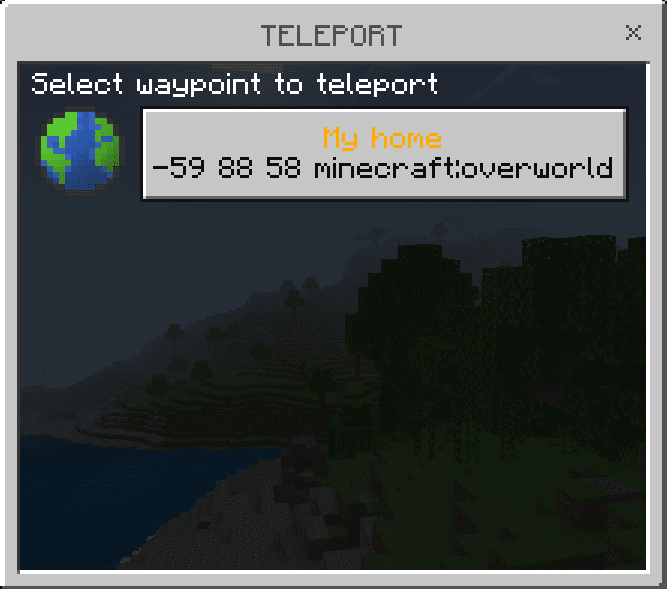 Wonderful Waypoint Addon (1.20) - MCPE/Bedrock Mod 7