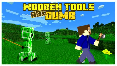 Wooden Tools Are Dumb Mod (1.20.4, 1.19.3) – More Realistic Tools Thumbnail