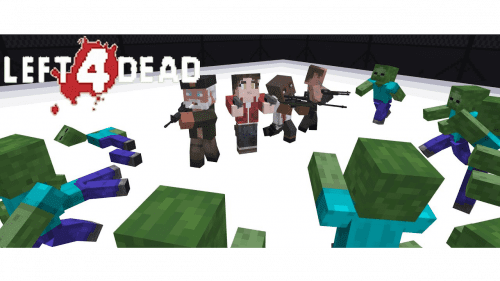 Left 4 Dead Addon (1.20) – MCPE/Bedrock Mod Thumbnail