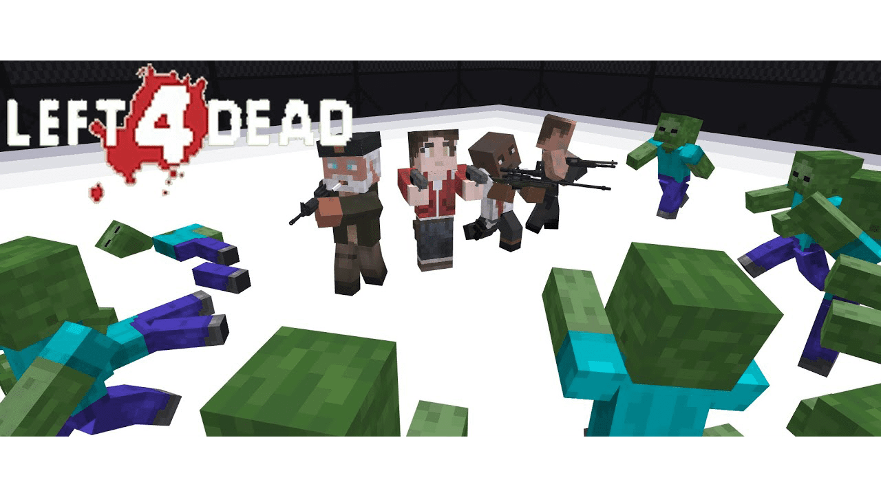 Left 4 Dead Addon (1.20) - MCPE/Bedrock Mod 1