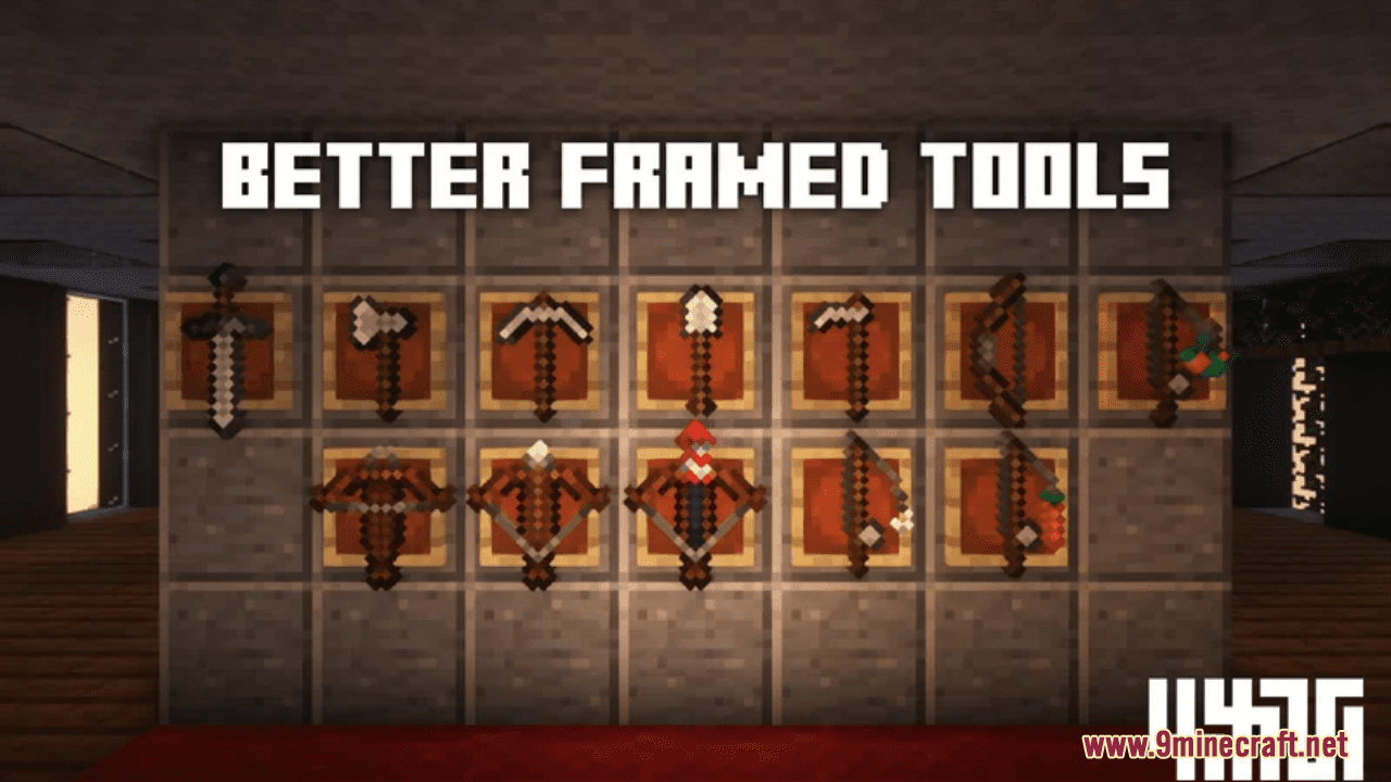 XXVI's Better Framed Tools Resource Pack (1.20.6, 1.20.1) - Texture Pack 1