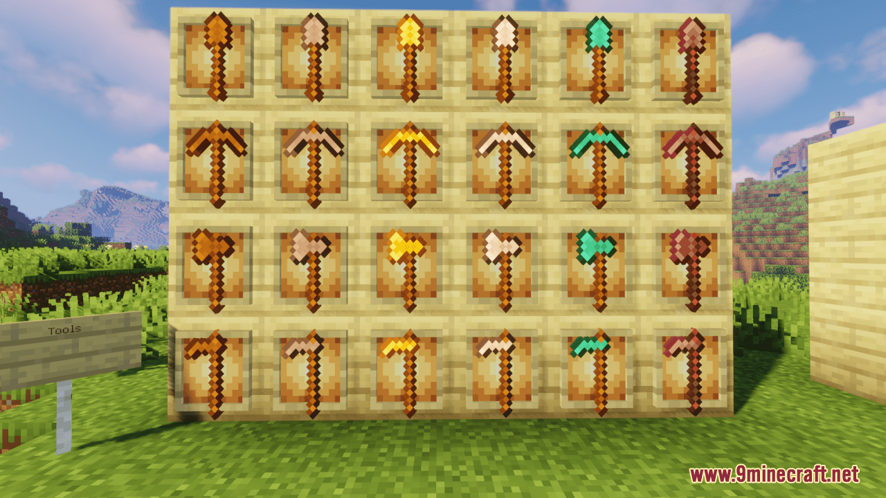 XXVI's Better Framed Tools Resource Pack (1.20.6, 1.20.1) - Texture Pack 2