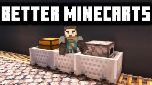 Xannosz’s Better Minecarts Mod (1.20.1, 1.19.3) – Cute Locomotives Thumbnail