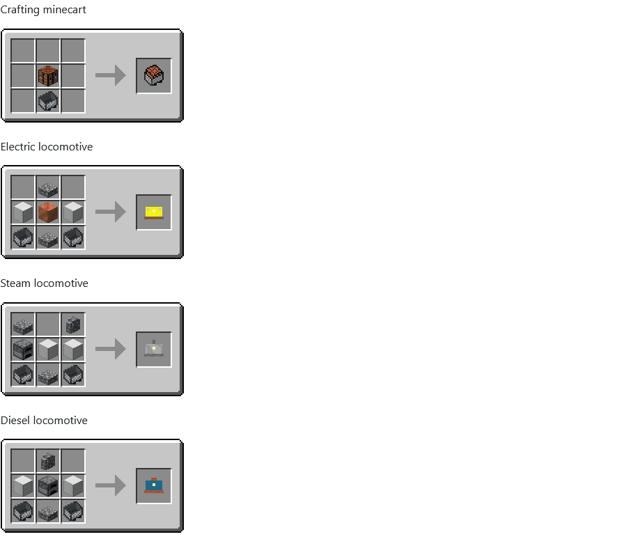 Xannosz's Better Minecarts Mod (1.20.1, 1.19.3) - Cute Locomotives 14