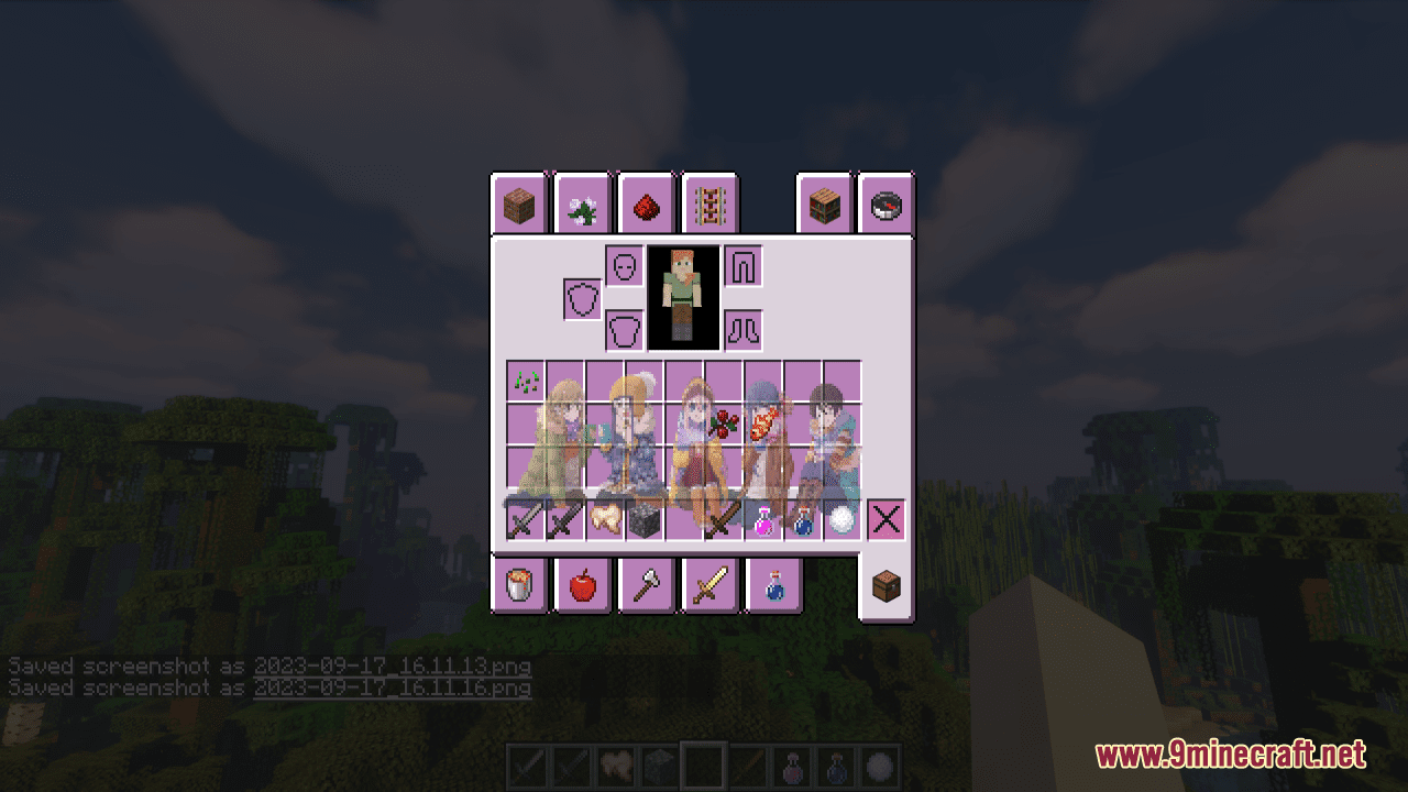 Yuru Camp Custom GUI Resource Pack (1.20.6, 1.20.1) - Texture Pack 7