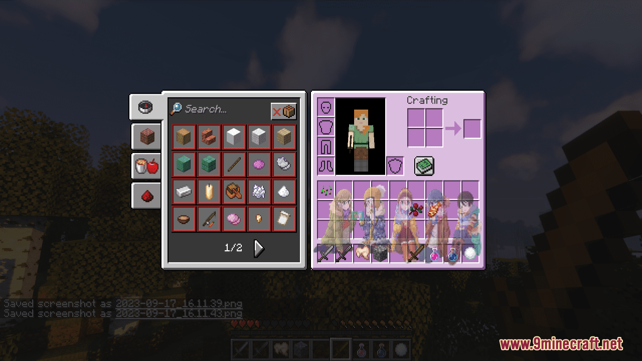 Yuru Camp Custom GUI Resource Pack (1.20.6, 1.20.1) - Texture Pack 10