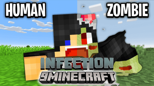 ZOMBIE: Infections Data Pack (1.20.2, 1.19.4) – Zombie Infection In Minecraft! Thumbnail