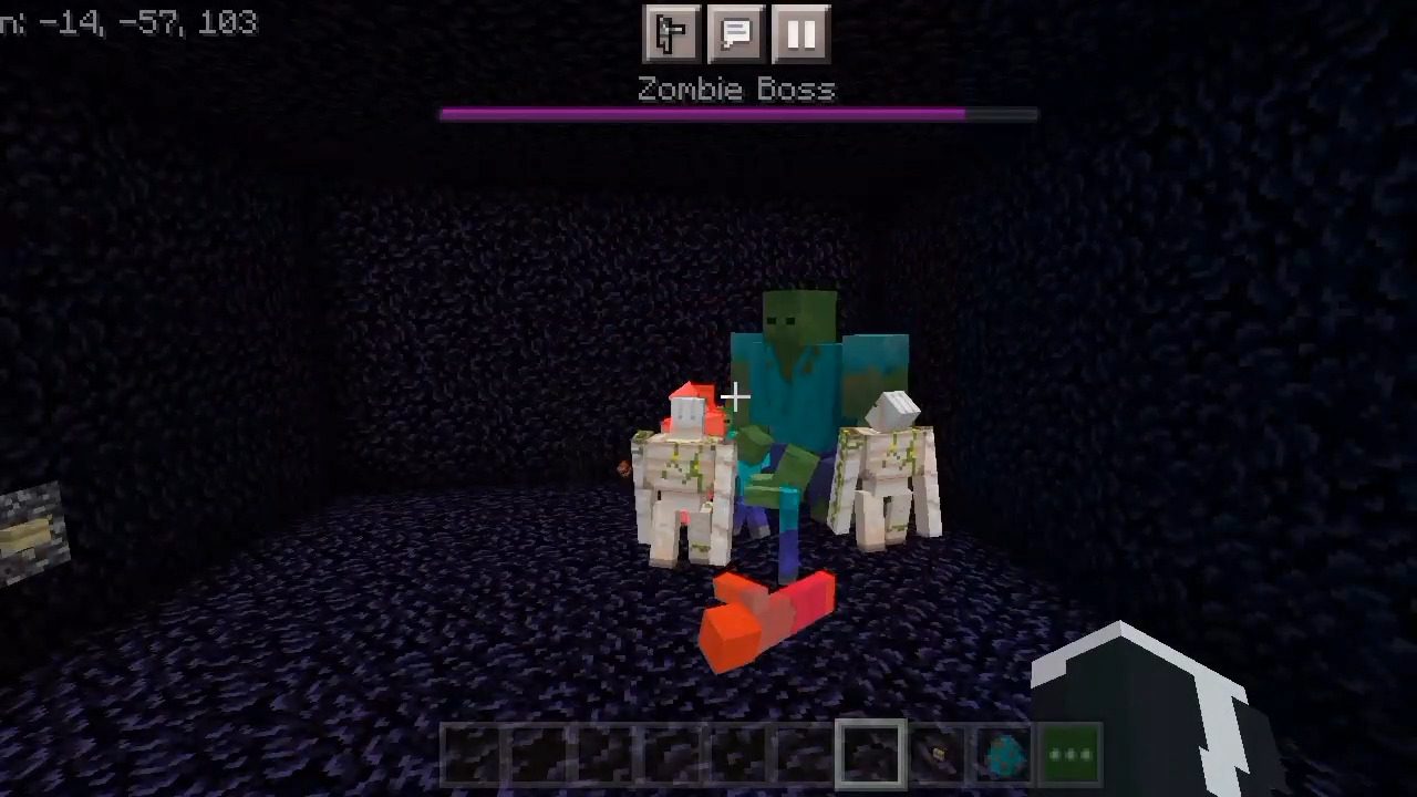 Zombie Boss Addon (1.19, 1.18) - MCPE/Bedrock Mod 8