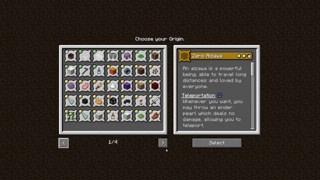 Alternate Origin GUI Mod (1.20.2, 1.19.4) - Shows Multiple Origins at Once 5