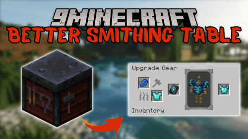Better Smithing Table Mod (1.20.4, 1.20.1) – Reforged The Interface Thumbnail