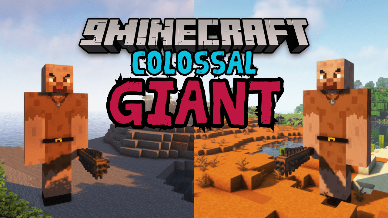 Colossal Giants Mod (1.20.1, 1.19.4) - Giant Humanoid Creatures 1