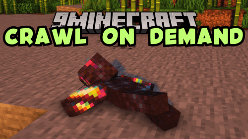 Crawl on Demand Mod (1.20.2, 1.20.1) – Minecraft Mod for Sneaky Players Thumbnail