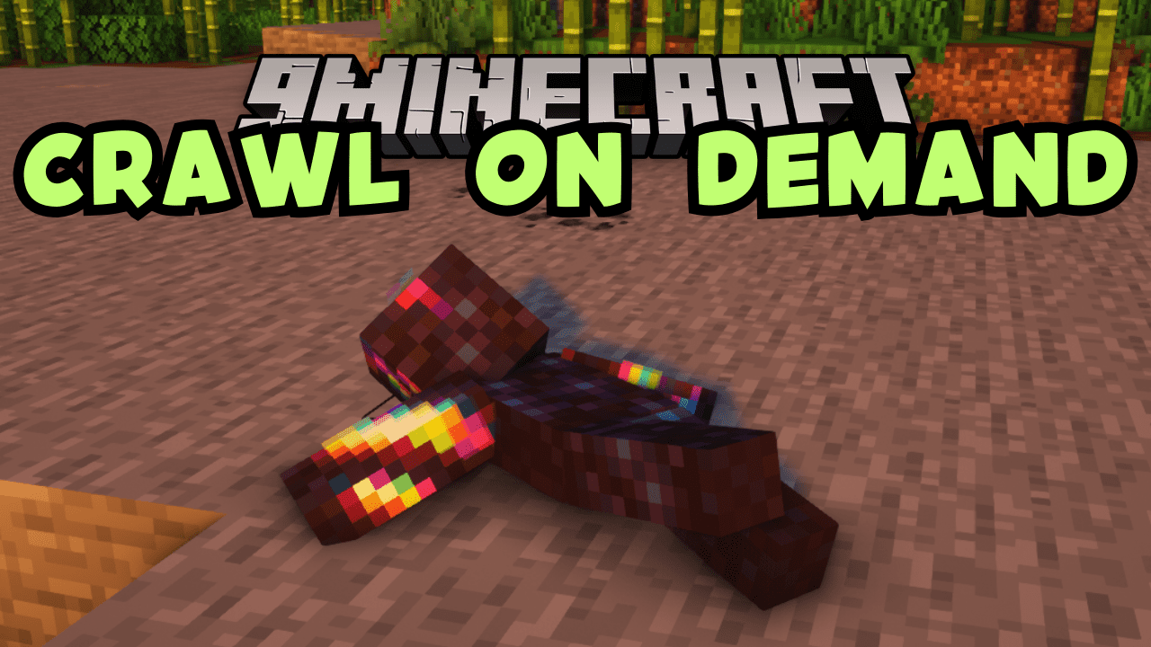 Crawl on Demand Mod (1.20.2, 1.20.1) - Minecraft Mod for Sneaky Players 1