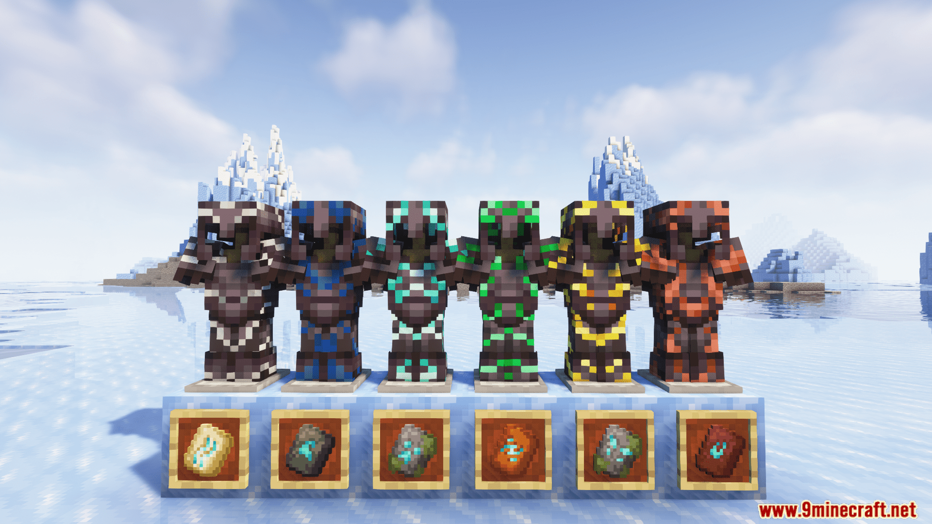 More Armor Trims Mod (1.21.1, 1.20.1) - Adds Six New Designs 2