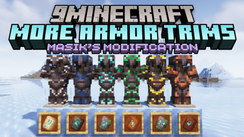 More Armor Trims Mod (1.21.1, 1.20.1) – Adds Six New Designs Thumbnail