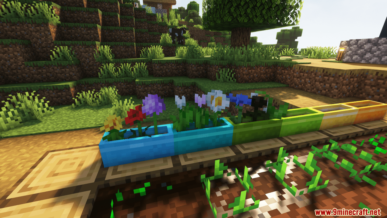 Planters Mod (1.20.1) - Dyeable Blooming Blocks 3