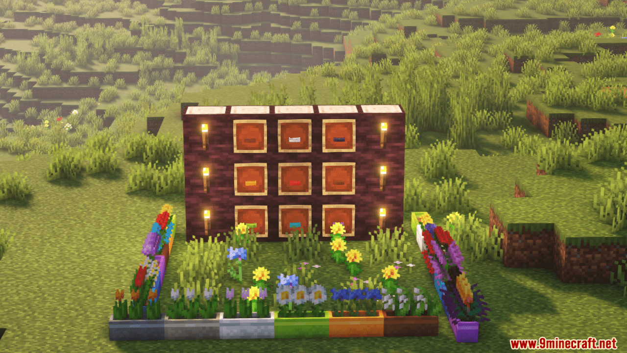 Planters Mod (1.20.1) - Dyeable Blooming Blocks 2